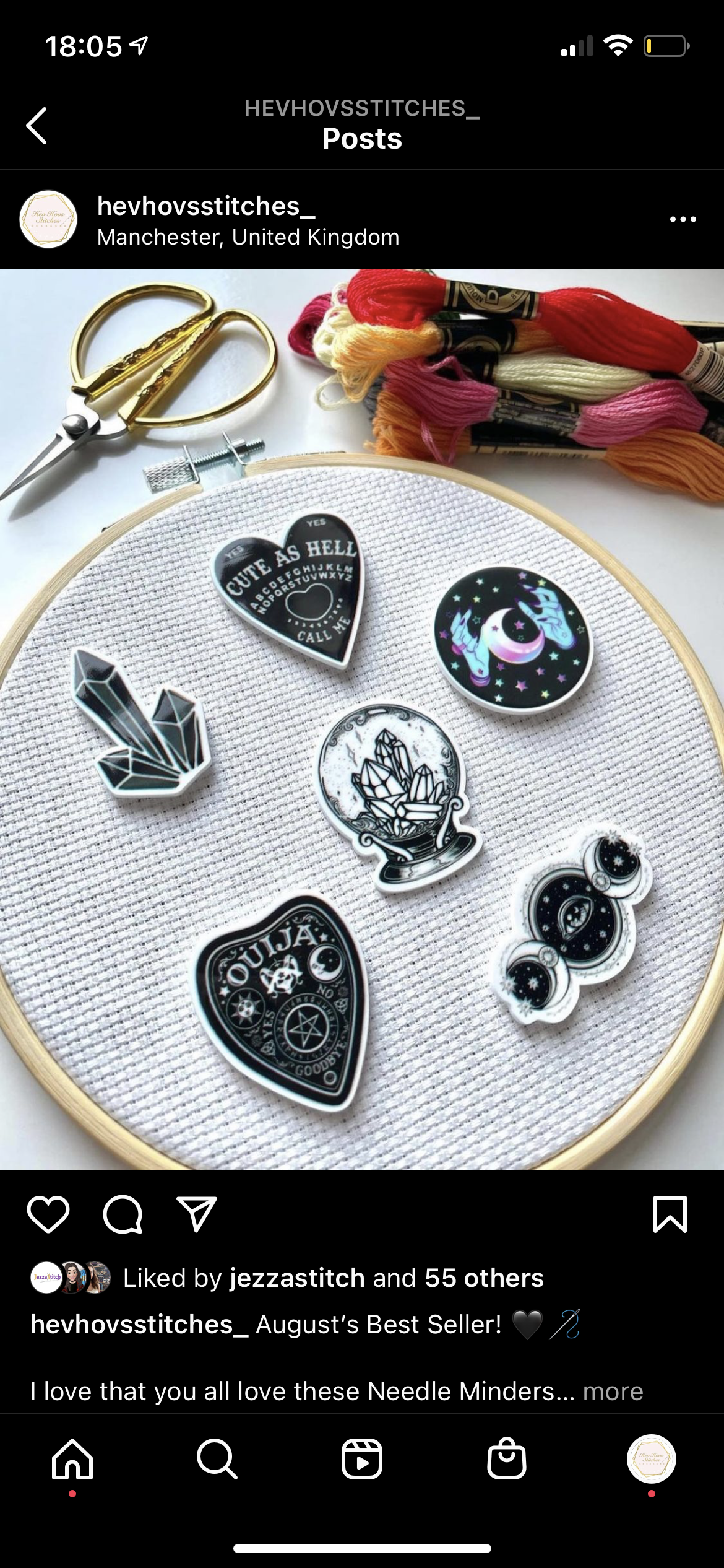 Night Eye Needle Minder