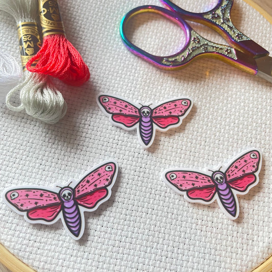 Pink Moth Needle Minder